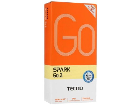 Смартфон Tecno Spark Go 2 4/128Gb Black